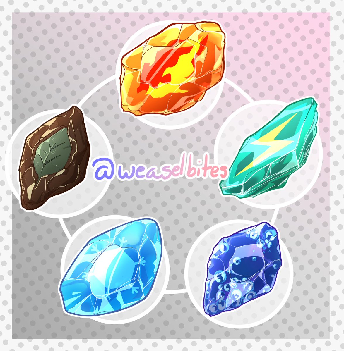 weaselbites's tweet photo. hi guys it’s me, resident rock eater, here with more rocks i did for this video ❤️💕 https://t.co/DknoXL53FO
