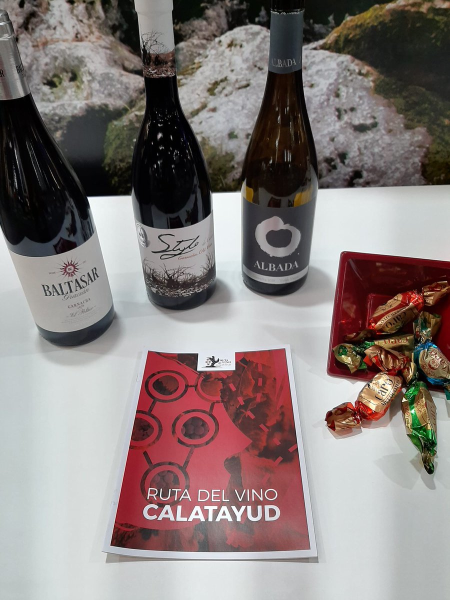 Este fin de semana estamos en B-Travel en la Fira Barcelona promocionando todo lo que ofrece el enoturismo de nuestro territorio y dando a conocer los vinos de la D.O. Calatayud en las catas diarias que se están realizando en el stand De turismo de Aragon🍷