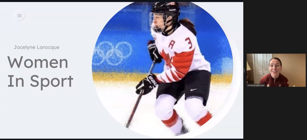 Enjoyed learning about Jocelyne Larocque's journey with hockey and hear examples where she has spoken out for gender equity. Glad she continued to have faith in her dreams despite not seeing many women playing hockey. Great recommendation to follow <a href="/thegistca/">The GIST Canada</a>