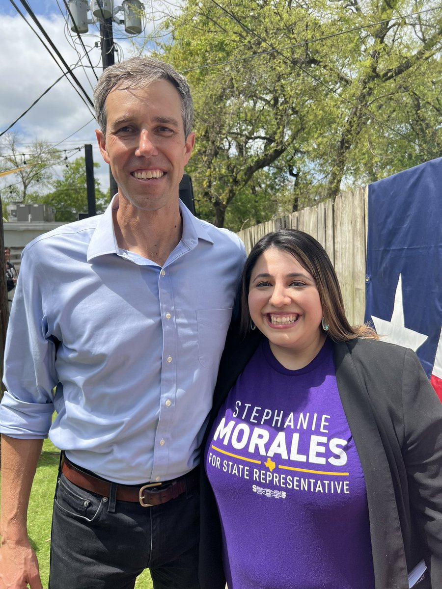 stephaniefortx's tweet photo. This morning we welcomed @BetoORourke to #HD138. Beto is committed to fixing our CPS system and making sure we retain good teachers just like I am. #stephaniefortexas #cpsreform #RepresentationMatters #educationmatters #peoplematter https://t.co/8rj6TtcFGP