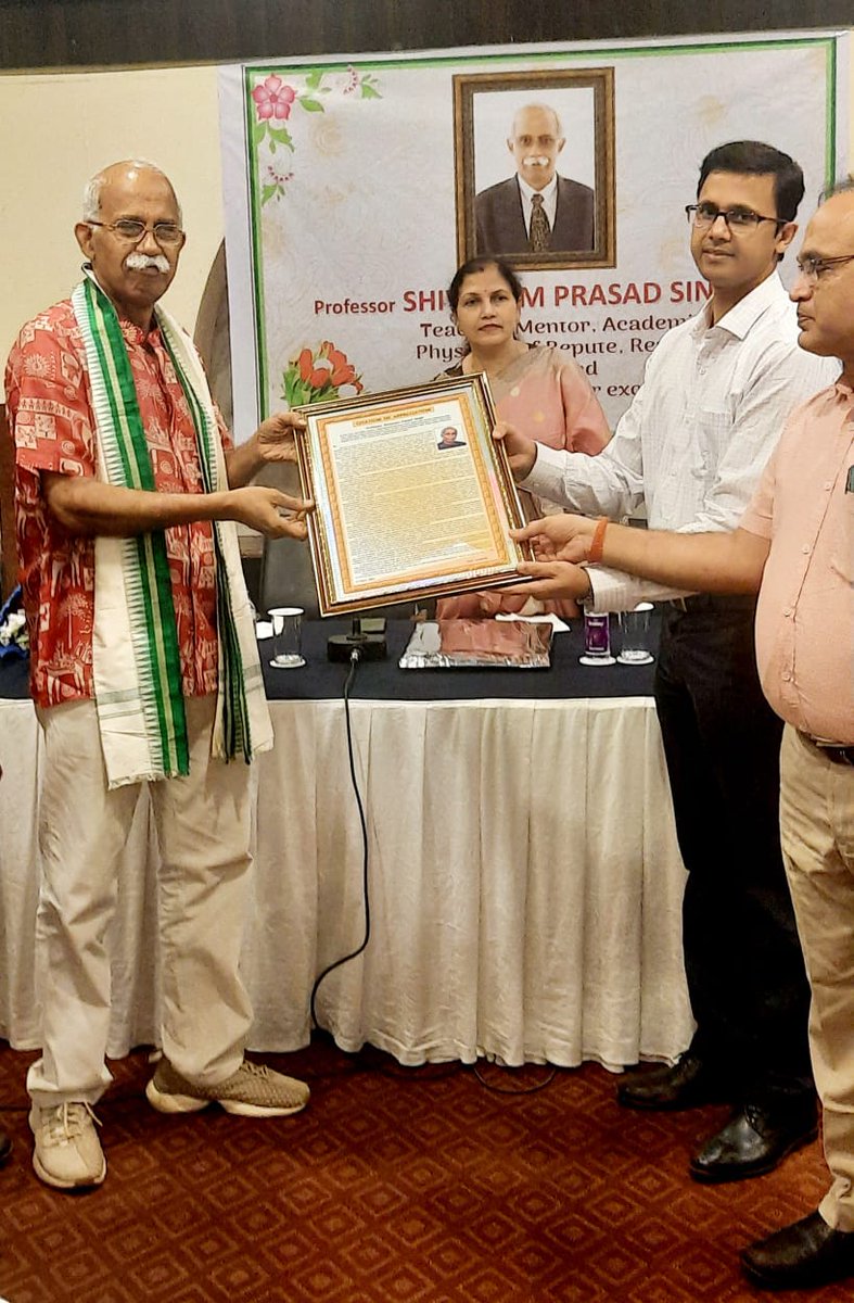 Our mentor and teacher Prof. Shivaram Prasad Singh retired. Putting a pause on a career that spanned generations. A true researcher, he has always taught us to be on the side of Truth. Wish you many many more glorious years ahead, sir. Great persons never retire! @shivaramsingh