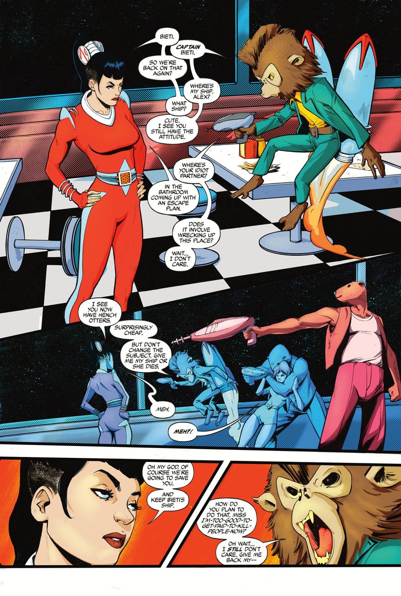 Meet Max and Alex. They put the SASS in ASSASSIN! Killer Queens, the GLAAD-nominated series, is available now in paperback. Details: bit.ly/3D8X4JO

By <a href="/davidbooher/">David M. Booher</a> <a href="/Claudia_Balboni/">Claudia Balboni</a> <a href="/Eru_Rouraito/">Harry Saxon 🏳️‍⚧️ 🏳️‍🌈</a> and <a href="/LetteringBear/">Lucas Gattoni 🇦🇷🏳️‍🌈 Lettering Bear</a>