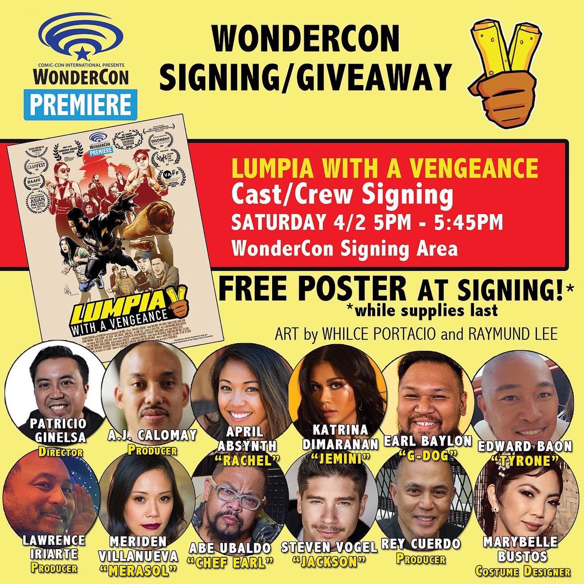 kidheroes's tweet photo. It’s JEMINI! @Trina_Dimaranan (Miss Universe Philippines Tourism 2021) now signing at our Kid Heroes /LUMPIA booth SP-89 Small Press between Aisles 200 and 300 inside the exhibit hall
#Wondercon #WonderConExclusive #WonderConExclusives https://t.co/lcnRlEBBsR