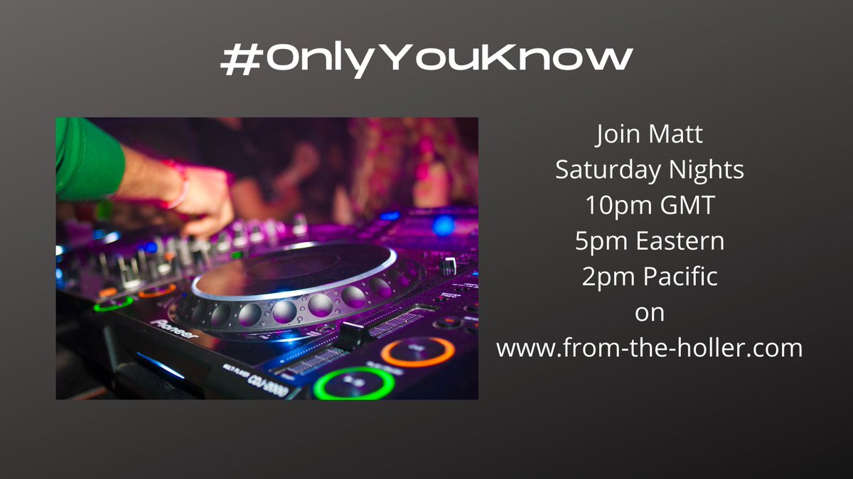 HollerFrom's tweet photo. Join us here in the Holler for a great #SaturdayNight full of #music. First up is Matt with #OnlyYouKnow
10pm GMT, 5pm Eastern, 2pm Pacific #IndependentRadio https://t.co/ljXDHfXEAZ