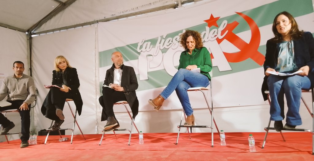 ccooandalucia's tweet photo. 🔻#FiestaPCA2022 | ❗Hoy hemos participado en la Fiesta del @pcandalucia.
📣@nurialomar ha intervenido en la charla "La reforma laboral y otros avances", junto a @Ernesto_Alba, @mc_castilla, @ma_bustamante84 y Emma Rodríguez.
👏Un placer compartir este lugar de encuentro https://t.co/Kc2qyf3B1G