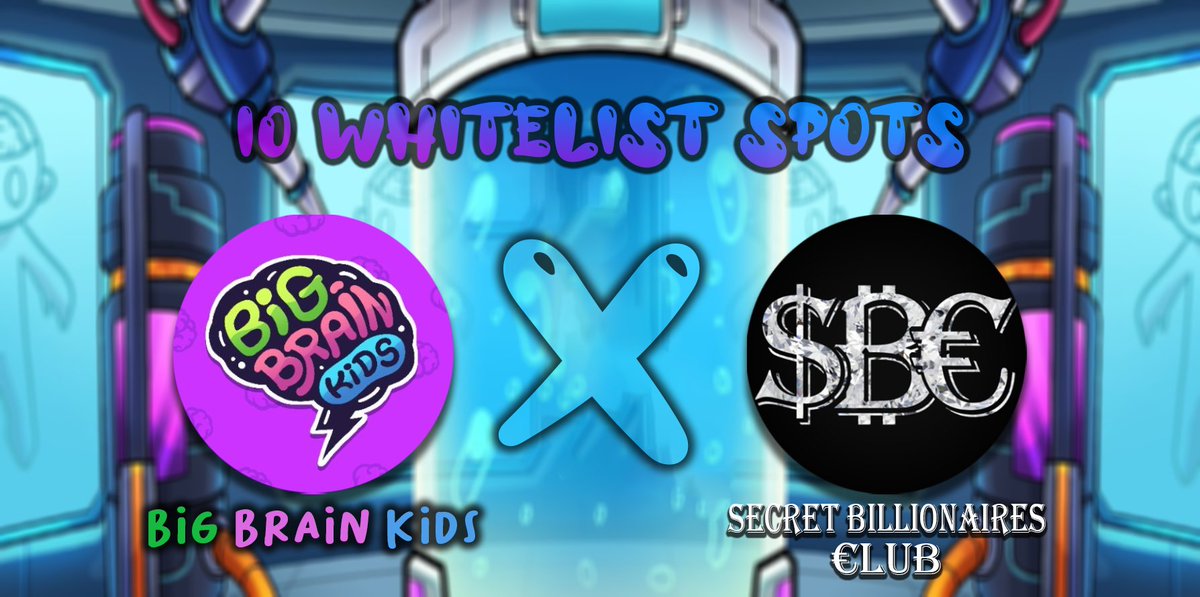 🧠<a href="/SBillionairesC/">Secret Billionaires Club</a> x <a href="/BigBrainKids/">Big Brain Kids</a> 🧠

🏆10x WL spots giveaway in our discord server🏆

Join our discord to participate in the giveaway!

We’ll announce the winner’s in 24 hours⏰

SBC Discord:discord.gg/fx7ybfgbEg

Good Luck 🤩
#Giveaway #NFTGiveaway #WLGiveaway #NFTGiveaways