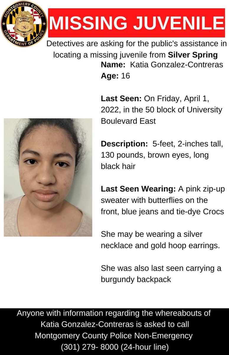 mcpnews's tweet photo. Concern for Missing 16-Year-Old 

https://t.co/HEVbYLLp2X

#mcpnews #missingperson https://t.co/AxVbnGrbu2