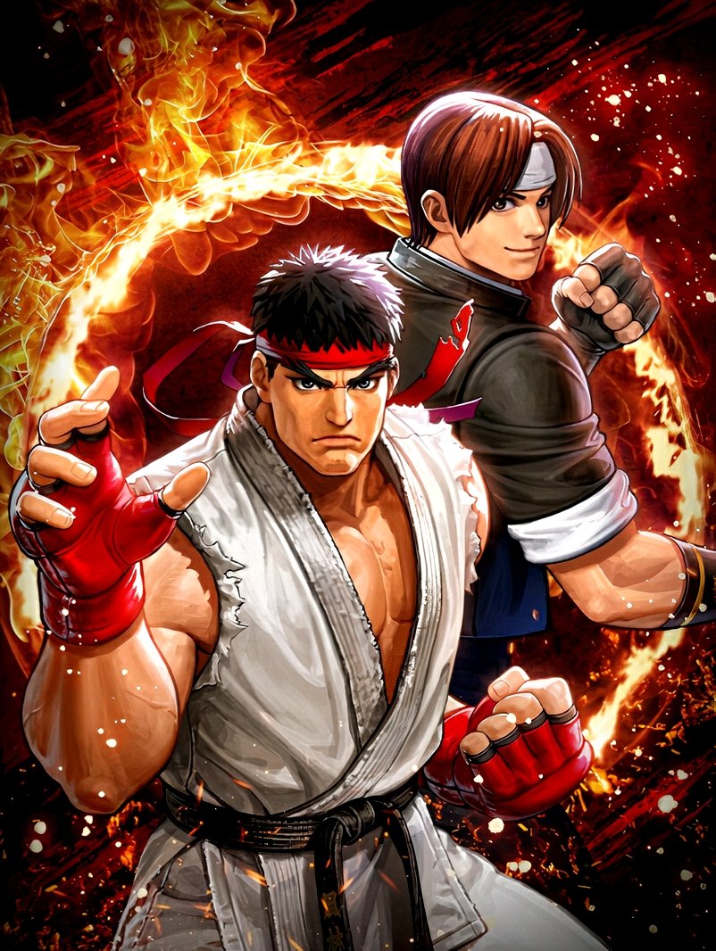 The King of Fighters  King of fighters, Fighter, Ryu street fighter