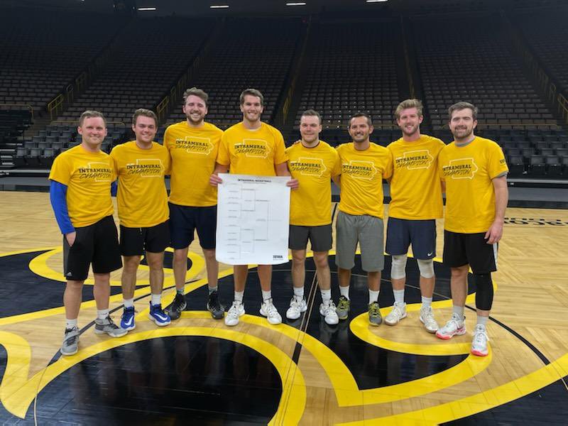 peller13's tweet photo. Life update: Very Good Friends won the intramural championship on Sunday night. I haven’t decided if 25-28 year old grad students beating undergrads is bullying or a bad look for them. https://t.co/jhSpCxwNTO