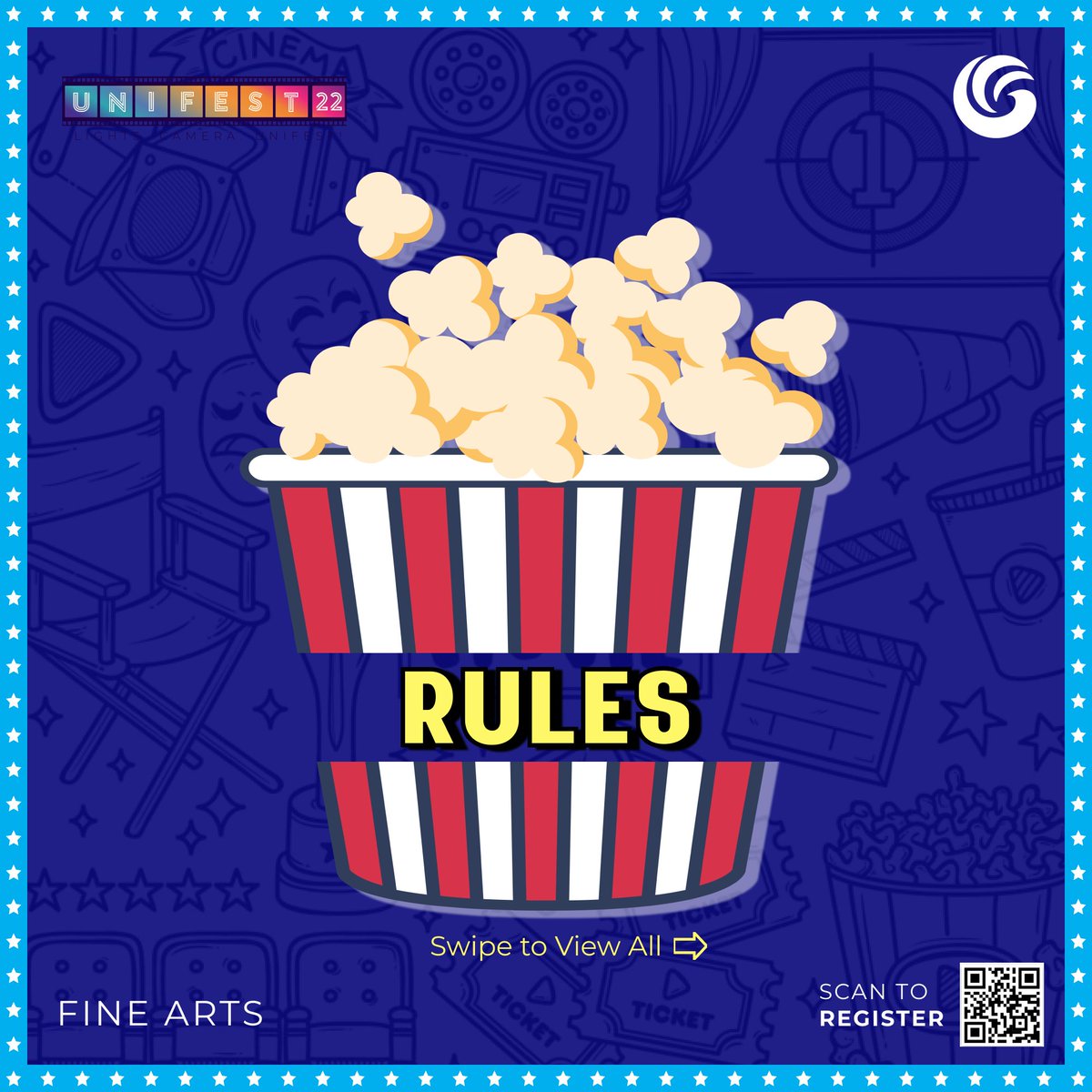 UNIFEST1's tweet photo. There are no 𝗿𝘂𝗹𝗲𝘀 in art, but there are rules in art events. They'll take you to the top if you play your cards right. Just keep note of these, and you're all set! We promise unadulterated artistic expression.
.
#galgotiasunifest #unifest2022 #rangdebasanti #taarezameenpar https://t.co/JnSsPiclIi