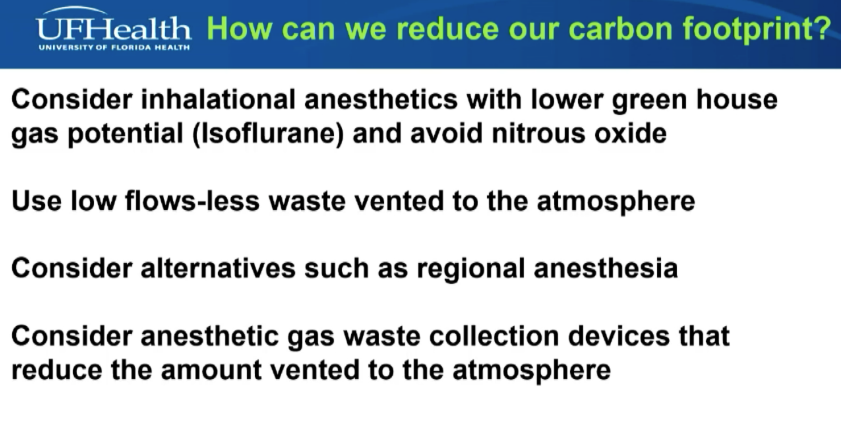 JinaSinskeyMD's tweet photo. Dr. Lauren Berkow discusses the impact of inhalational and IV anesthetics on the environment and strategies for waste reduction #SPAFL2022 #PedsAnes #PedsCardsAnes #PedsICU #PedsPain https://t.co/YpA4v0l8MO