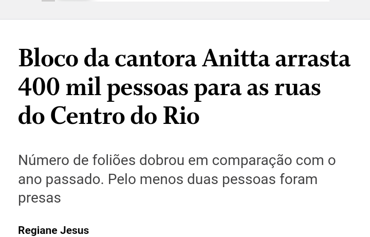 acervoisecl's tweet photo. [CURIOSIDADE] Você sabia que Ivete Sangalo e Claudia Leitte possuem RECORDES de públicos de mais de 1 milhão de pessoas em seus shows? mesmo dominando as paradas musicais, Anitta nunca bateu um recorde de público de Ivete e Claudia. #IS #CL https://t.co/Aogw41pDhZ