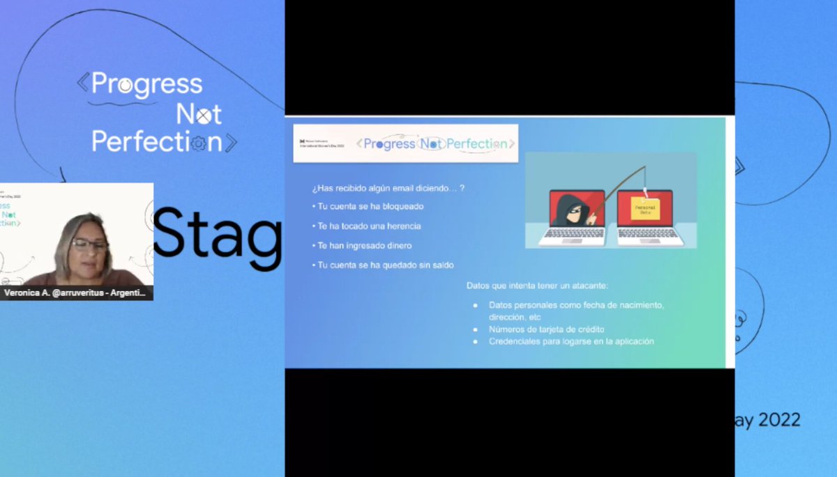 LatamLeads's tweet photo. ¿Conoces los riesgos digitales y phishing ? 
Junto a Verónica Eugenia Arrueta descubre cómo protegernos 👉🏻 https://t.co/hB3zQLWvvG

#IWD22 #IWDLatam22 #ProgressNotPerfection https://t.co/VDzWe1USkK