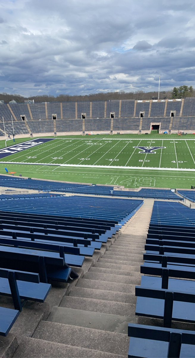 Christianreavi7's tweet photo. Yesterday was a great day @yalefootball. Loved getting to see the facilities and meeting some of the guys. Huge thanks to @CoachBozym and @CoachRenoYale https://t.co/mEU1dSJm4O