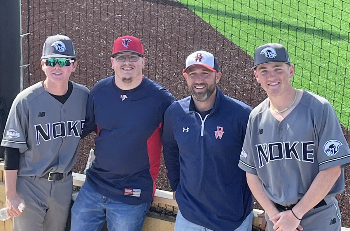 It was great seeing <a href="/coreycoogan20/">Corey Coogan</a> &amp; <a href="/JMurphy2021/">Jackson Murphy</a> at the game today. Congrats to <a href="/RoanokeBaseball/">Roanoke College Baseball</a> on the W.