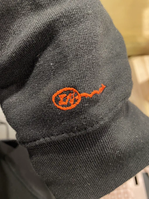 preview of something new I made, I'm going to open pre-orders soon!

hoodie with embroidered details on front and both sleeves 🙏 