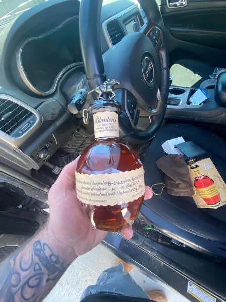 BourbonRetail's tweet photo. Blantons $270 for 3 bottles for weekend deals https://t.co/EovoifXWOc