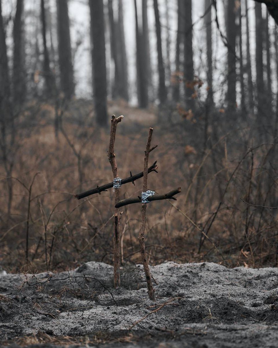 HannaLiubakova's tweet photo. Seeing images from villages after the Russians left is unbearable. Innocent civilians murdered, their hands tied, bodies burned. I know people who say that "it can’t be possible", "it's fake". What if they finally see the same graphic images that we see? Will their denial end? https://t.co/djZnw9pG1G