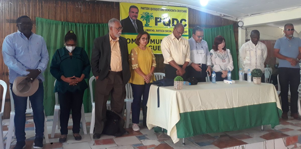jr_cosma's tweet photo. Ahora mismo en el Municipio de Guerra el presidente y líder del @PQDCenlinea el Diputado @WessinChavez juramentado nuevos dirigentes del PQDC en el Municipio de Guerra Sto Dgo. https://t.co/nga24qtUFb