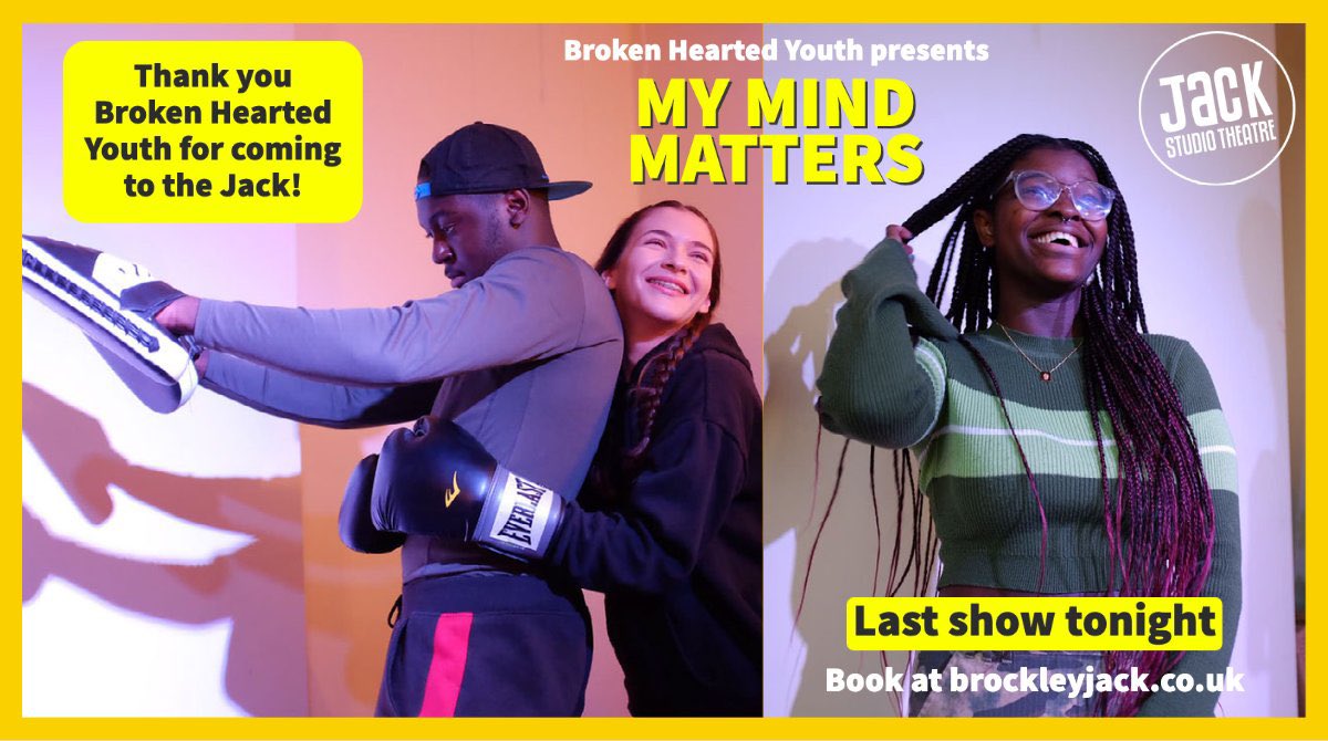 traherne90's tweet photo. What a fab evening @BrocJackTheatre watching MY MIND MATTERS by @brokenYTH a brilliant collection of new work by local young writers &amp; performers 👏👏👏
#theatre https://t.co/ADhE4b8TPO