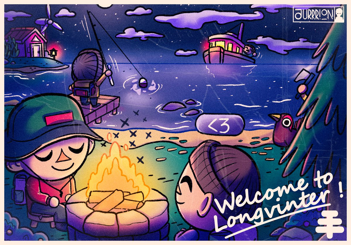 Welcome to Lonvinter ! <3
Drawing for a contest in the discord of a amazing game : Longvinter !
<a href="/uuvanastudios/">Uuvana</a> 
#digitalart #illustration #longvinter