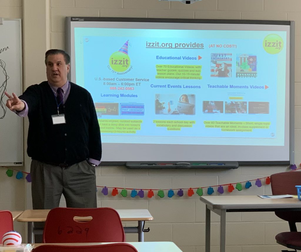 DeanGraziano1's tweet photo. Wonderful workshop on Civics Fundamentals with a lively group from NH Adult Learning! #civics  #teacher #izzit #education https://t.co/V9idywh1hi