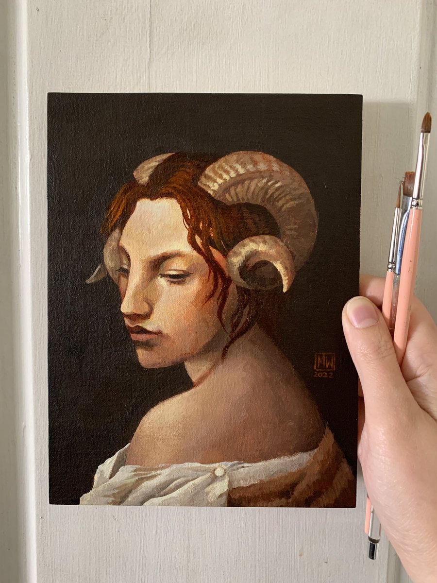 Finished this master study I’ve been chipping at for the past few days 😊 acrylic on <a href="/trekell_art/">Trekell Art Supplies</a> panel