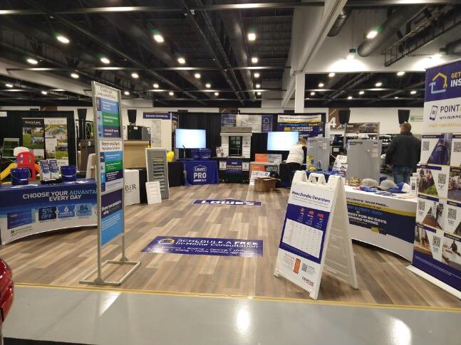 507Lowes's tweet photo. It takes a Team! Here at the Central KY Home and Garden Show! From bare floor to fabulous in just a couple of days! Big shout out to our vendor partners that made this a success. A big thanks to Service Pros for laying the flooring for us!

#thewholestoreistheproteam
#proready https://t.co/sLkSBBhqv4