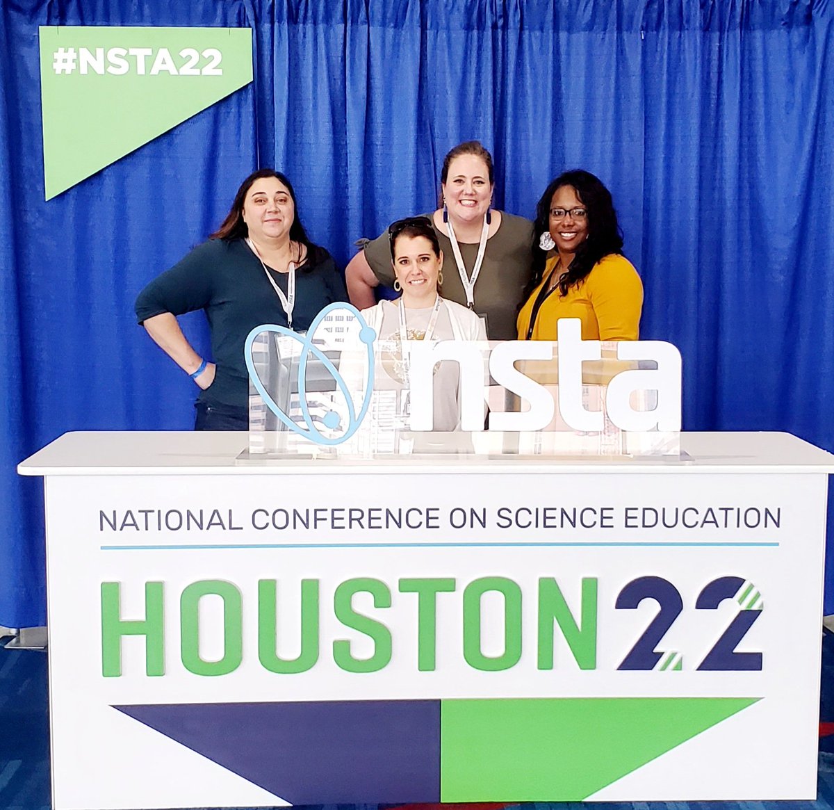 Region4Science's tweet photo. It's been great learning and reflecting as a science team at #NSTA22 in Houston! #R4Sci https://t.co/vrhp6gmbj5