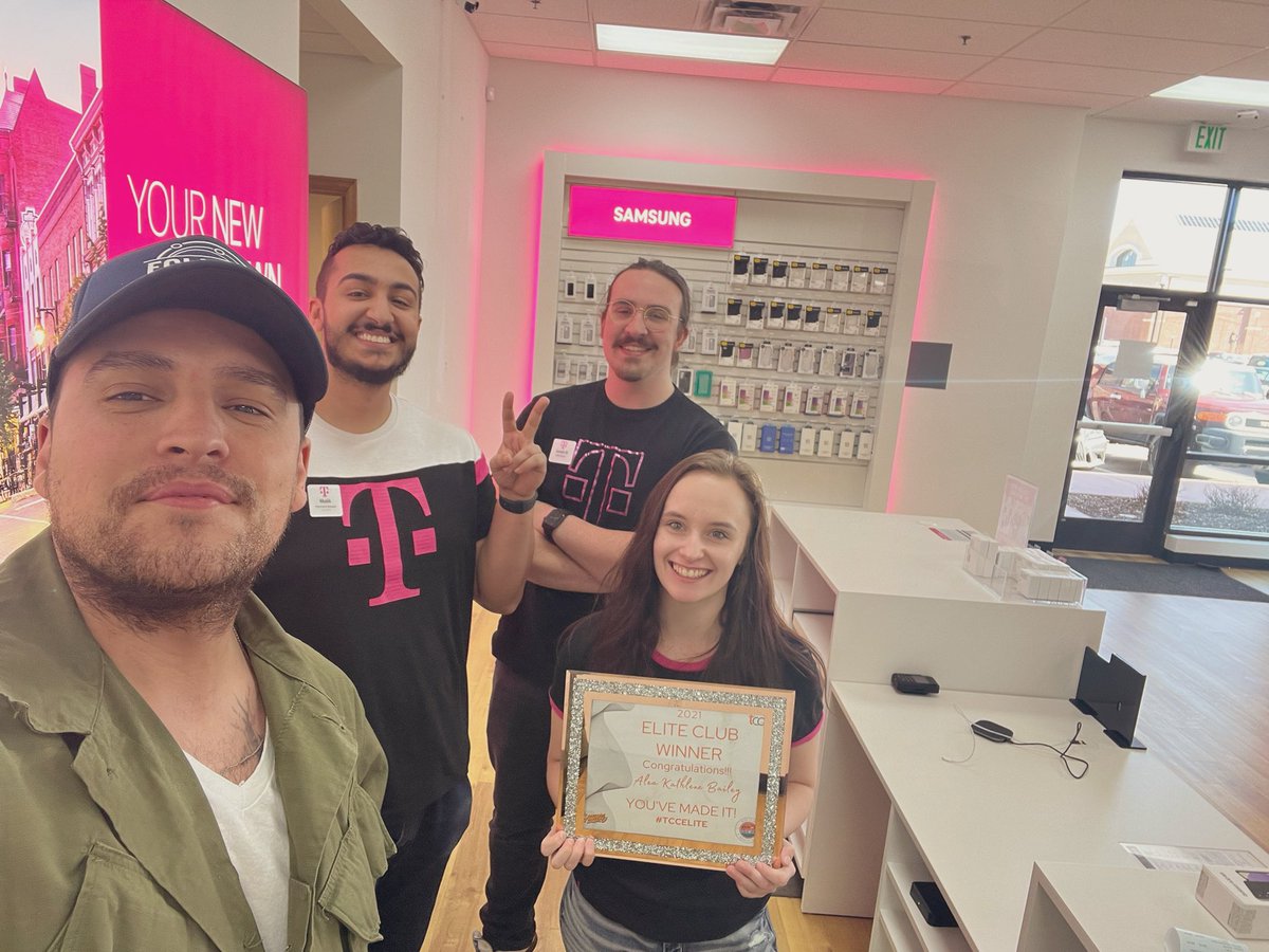 Super proud of Alea and all of the hard work she’s put in to grow with us at <a href="/TCCMobile/">TCC Wireless</a> . She not only got promoted to RAM but also earned Elite Club! We both made it! Have a great Saturday team! <a href="/BrettKennedyTCC/">Brett Kennedy</a> <a href="/gnugent28/">Gareth Nugent</a> <a href="/MFreeman13/">Mark Freeman</a> <a href="/jszostek/">Jeff Szostek</a> @prtopazTCC
