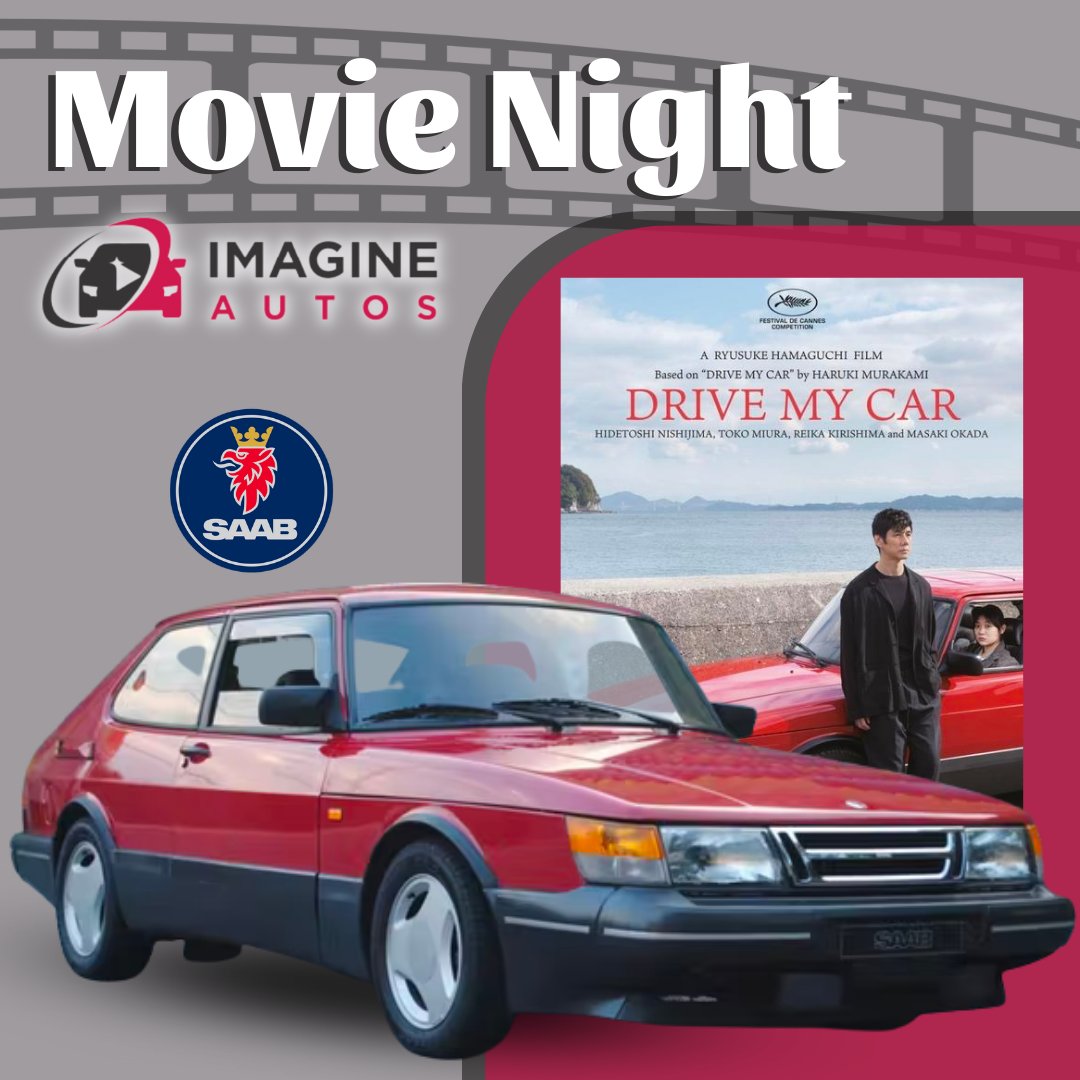 AutosImagine's tweet photo. The four-time Oscar-nominated 2021 Japanese film “Drive My Car” is our #MovieNight spotlight of the week. Check out the Saab 900 featured!
#CarShopping #Dealers #VideoCentric #DealRatingFeatures #InteractiveWalkaround #DriveMyCar #Saab #Saab900 #JapaneseCinema #HarukiMurakami https://t.co/mffILAOE1w