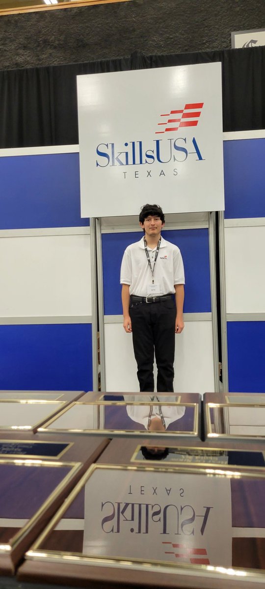 Chris Meissen at Skillsusa Texas state conference.  Waiting for closing ceremony to see how Chris ranked.  So many nice people at this event.  This is great for all the competitors to meet and greet.