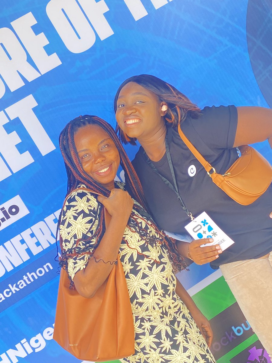 iUzunma1's tweet photo. #HackWithFilecoin @EthereumNigeria #FilecoinConferenceLagos
Got to meet @koderHolic in person today
Today was 🥰🥰🥰
Made a new connection- Oge 🤗😇❤️ https://t.co/2ya7N8hva6
