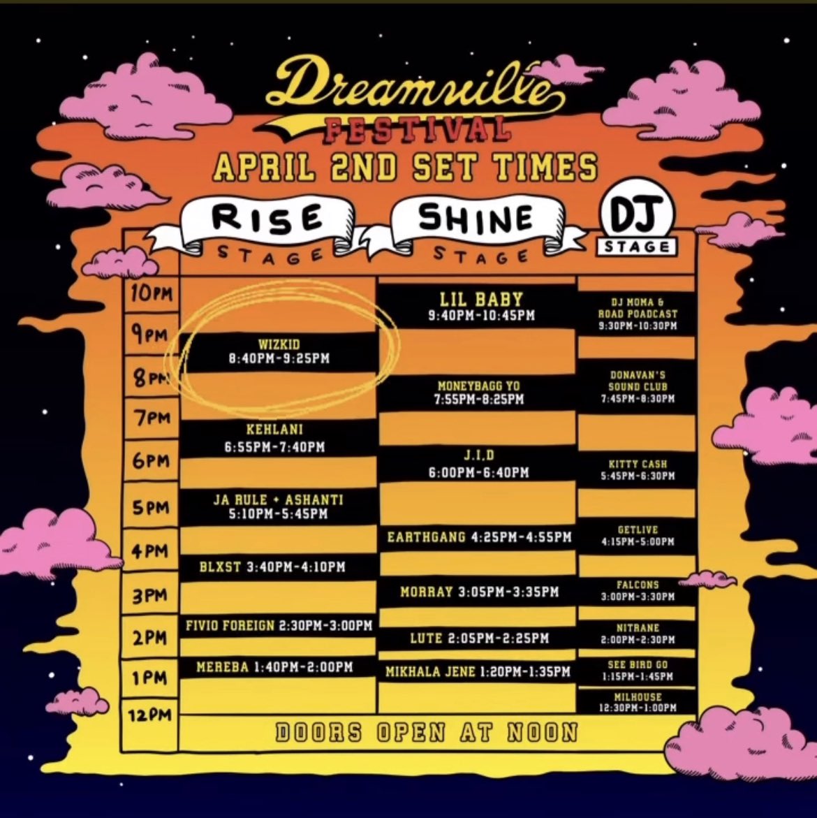 Outside!!!! @Dreamville 🦅