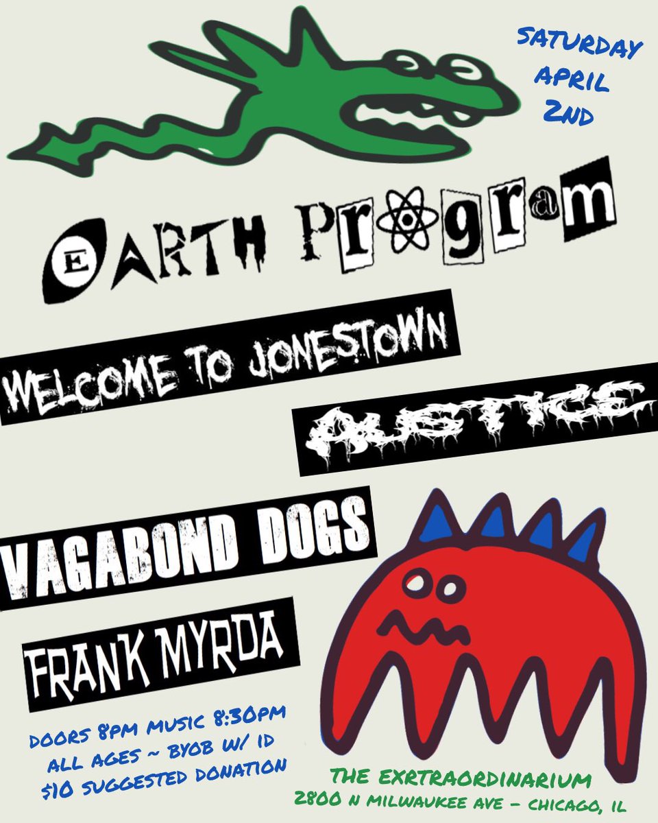 earthprogram's tweet image. Tonight @ the Extraordinarium 2800 N Milwaukee Ave Chicago, IL #logansquare #letsrawk