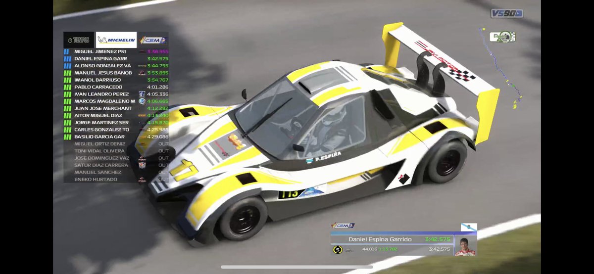 Vuelta al CemV después de una temporada de descanso. Conseguimos una P5 en la Categoría 1 después de 3 subidas llenas de errores. Se nota la falta de practica en la montaña, pero esperemos que poco a poco vuelva el ritmo y la calma en las oficiales. <a href="/club_simracing/">Club Simracing</a> <a href="/MotorReal/">Motor y Sport Real Simulation</a>
