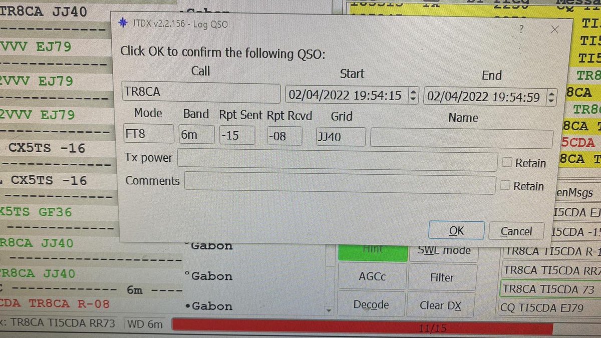 ti2cda's tweet photo. Amazing day in 6mts for 2 new ones, #TR8CA #5Z4J 😃 https://t.co/dJrbCjvEhx