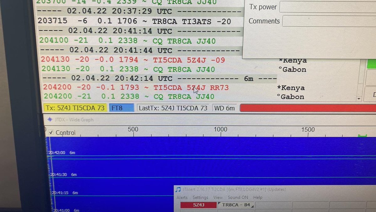 ti2cda's tweet photo. Amazing day in 6mts for 2 new ones, #TR8CA #5Z4J 😃 https://t.co/dJrbCjvEhx