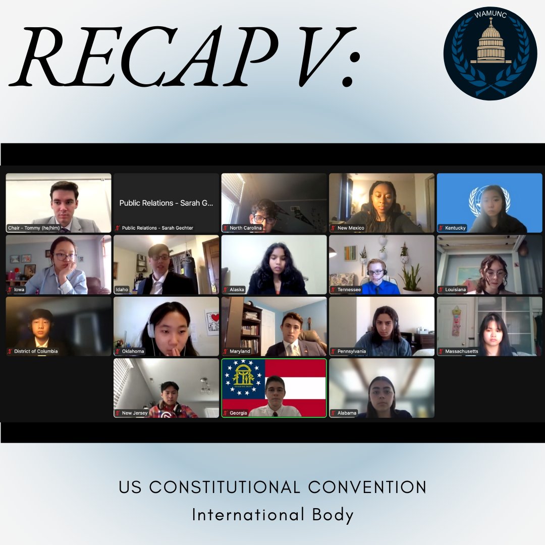 WAMUNC's tweet photo. Committee Session V, what a vibe. Here are some highlights! https://t.co/ZjKl1vseaR