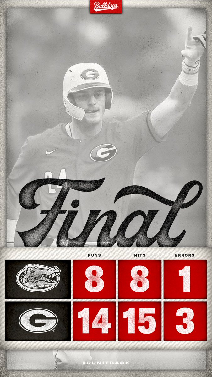 BaseballUGA's tweet photo. 🧹 Stand up and holler! 🧹
#GoDawgs | #RunItBack https://t.co/LMoFIWiSkD