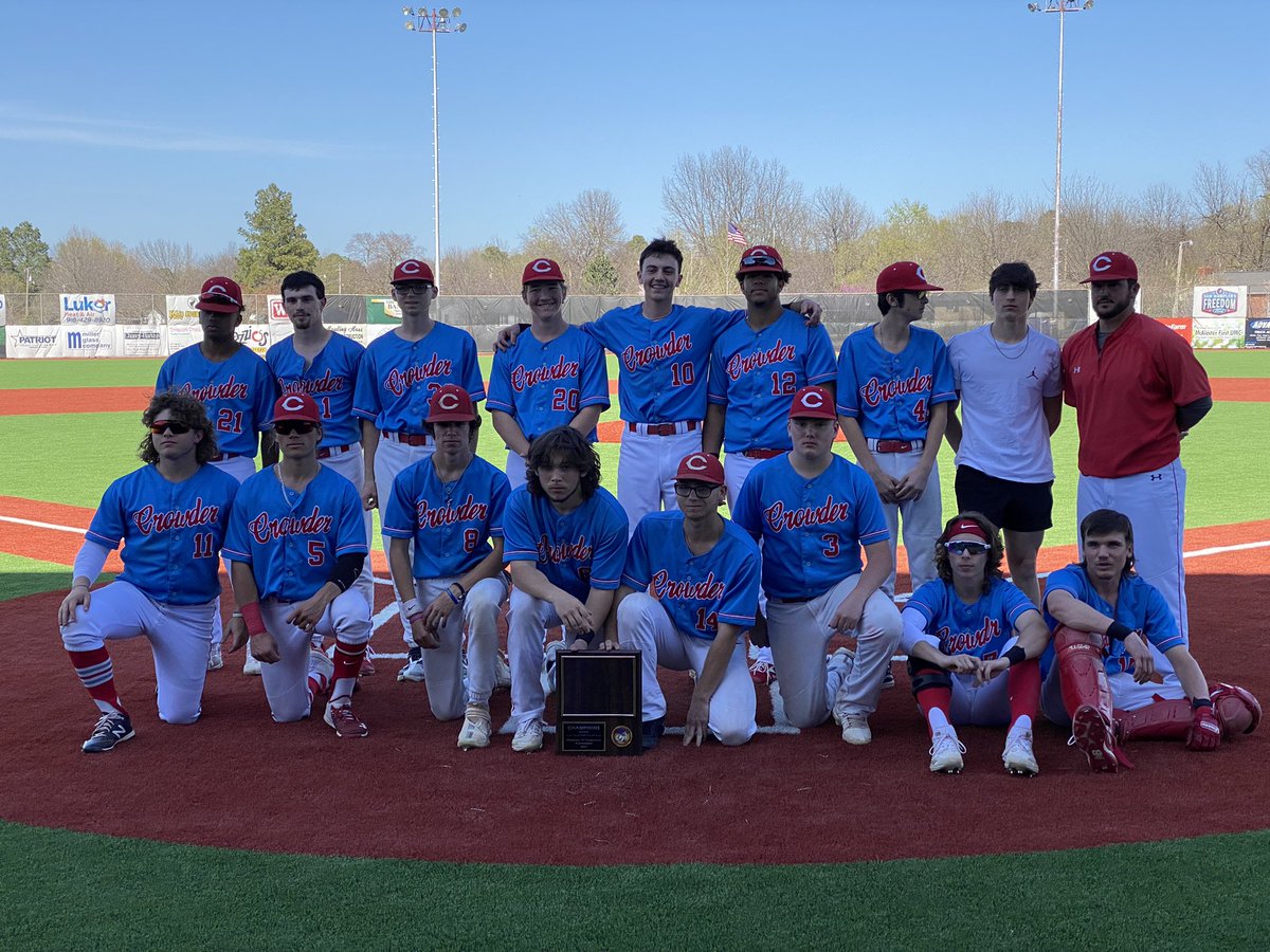 FINAL: Crowder wins the 2022 Pitt 8 Championship with an 8-0 win over Kiowa. #okpreps