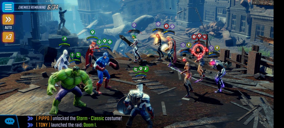 RealKMF's tweet photo. @MarvelStrikeF @scopely @ValleyFlyin @MobileGamer365 Game freezes yet again, this time in DD4 when I was about to clear it. Is Capt Sam bugged? Don't worry, I'll keep you posted on the continued saga that is "When Will MSF Be Fix". Fuck. #FixMSF https://t.co/K9Seq0tveN