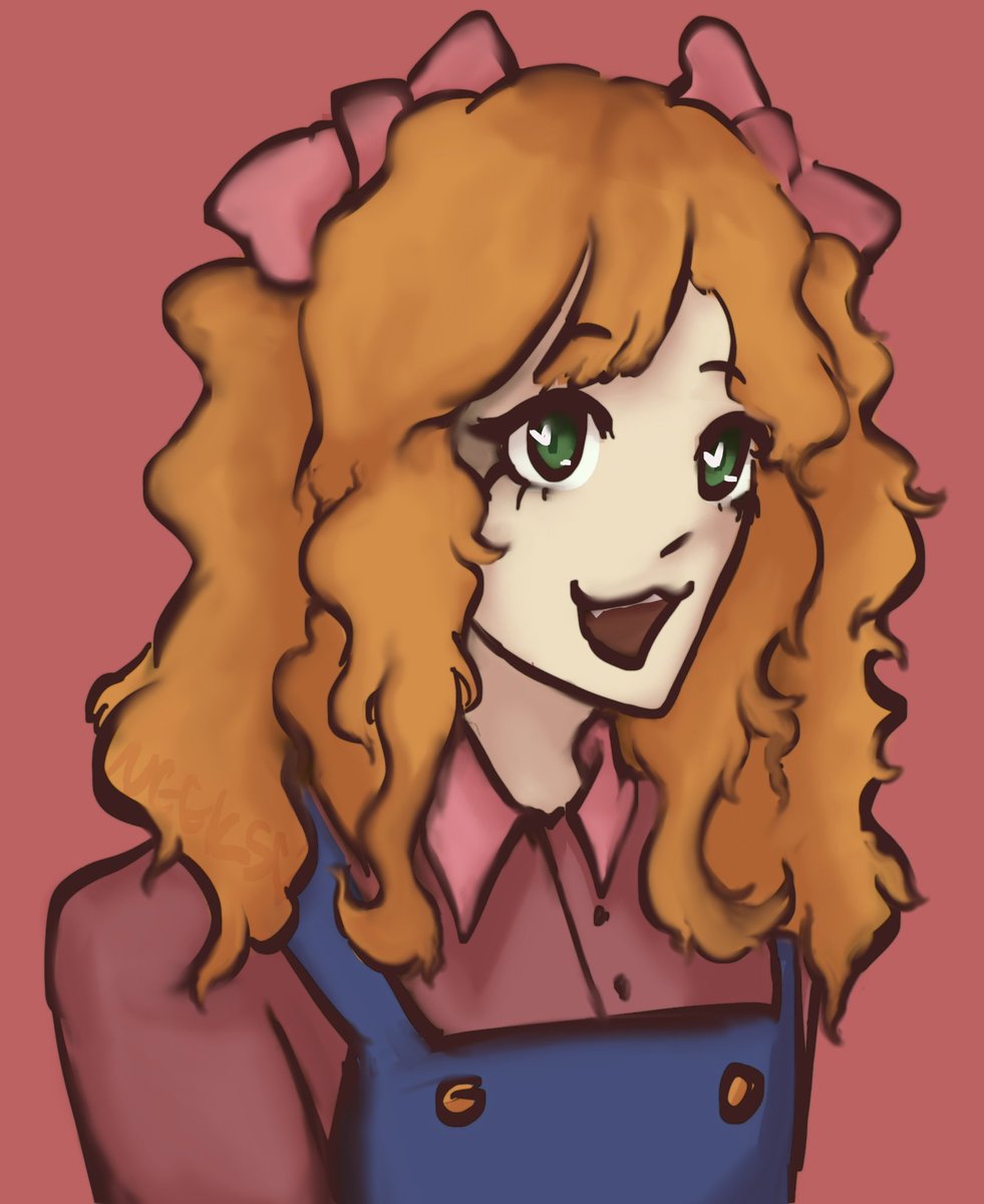 sodaneeks's tweet photo. since most of the art i do for twth has spoilers i cant post it for a pretty long while ☹️☹️ but here’s a liz doodle from a bit ago !! i heart her #ThisWayToHell https://t.co/fb1kk574DS