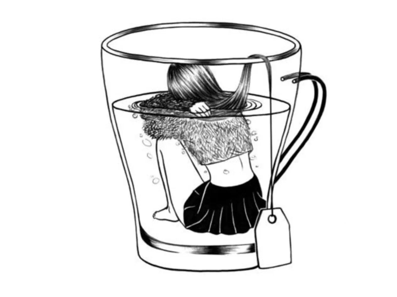Рисунки для срисовки кофе