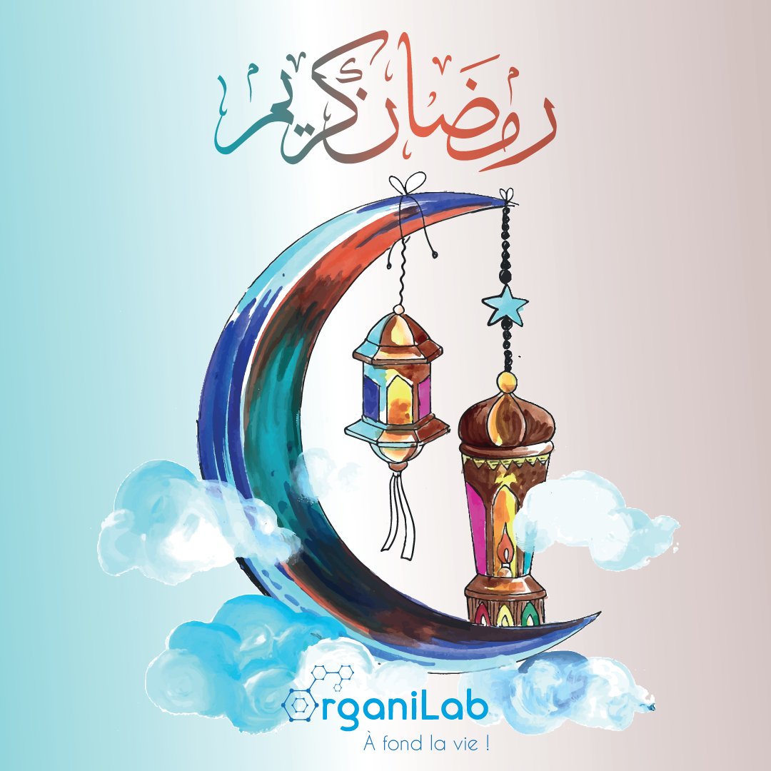 OrganiLab's tweet photo. أورڨانيلاب تهنئكم بحلول شهر رمضان المبارك ونسأل الله أن يتقبل منا ومنكم الصيام والقيام وصالح الأعمال.
Ramadan Moubarak !
#Ramadan #ramadan #ramadankareem #ramadanmubarak #رمضان_كريم https://t.co/4rA6Xwnlr0