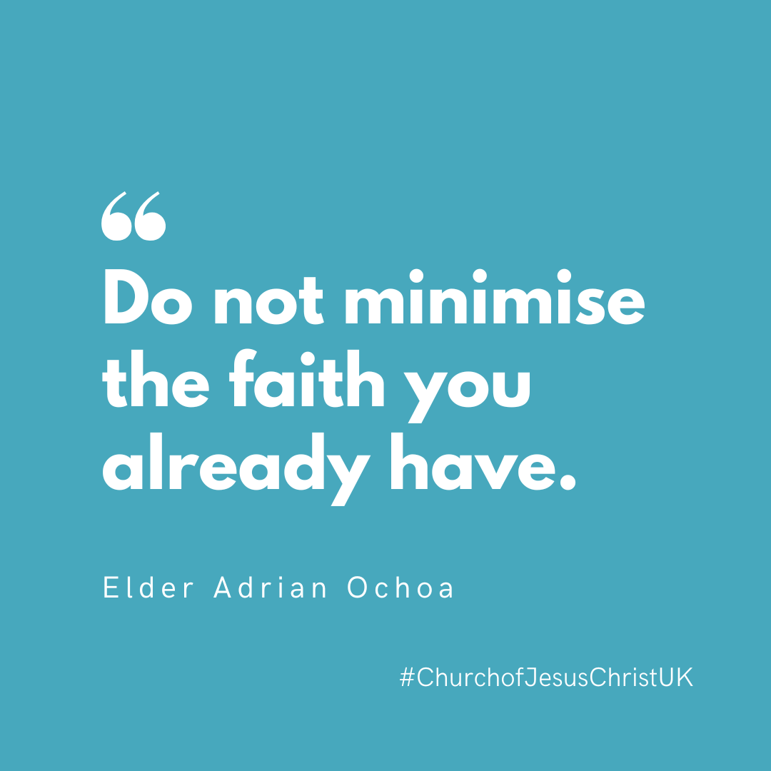 TheChurchNewsUK's tweet photo. Is the plan of salvation working? Sometimes life doesn't work out the way we want it to, and we can lose our faith. Elder Ochoa tells us we can get back on track through small acts of faith. #generalconference https://t.co/Q3FcgoqDsd