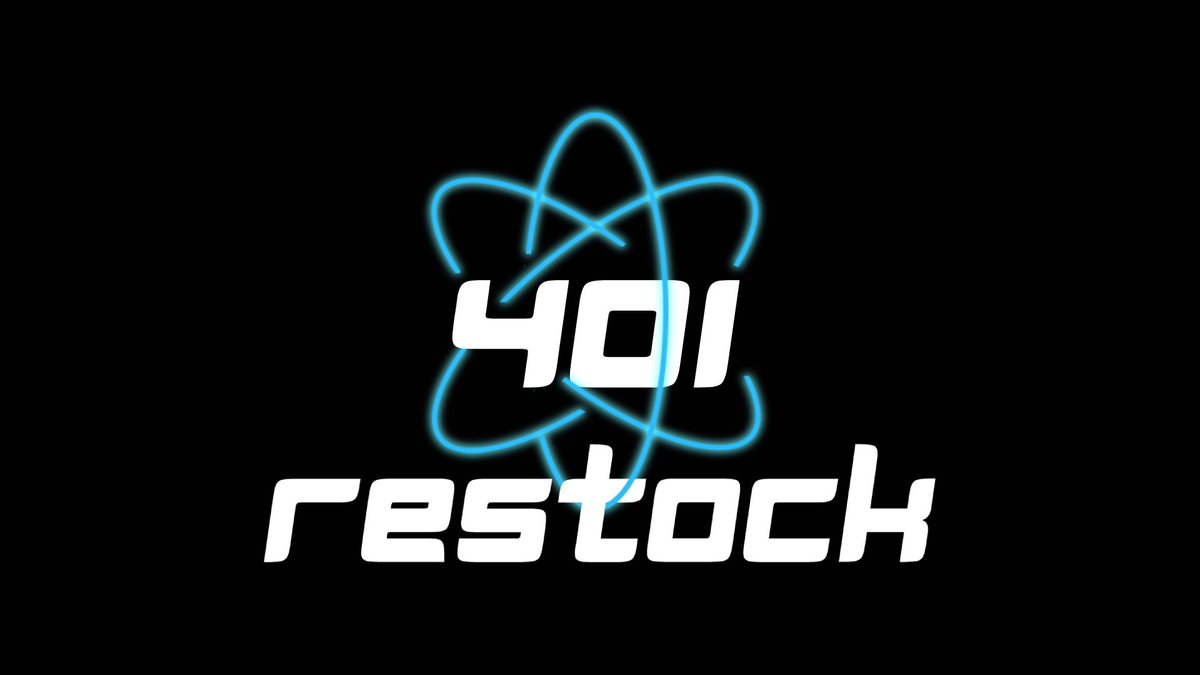 Restock for April open ⚛️
Restock form: forms.gle/KtLtb1hcW6zqvN…

In celebration of the April restock we are giving away 1х free month 🎉

Rules 📝
- Follow <a href="/401_line/">401line</a>
- RT this post
- Tag 2 friends 
- Fakes and burners will not be considered.

Results 06.04 21:00 UTC