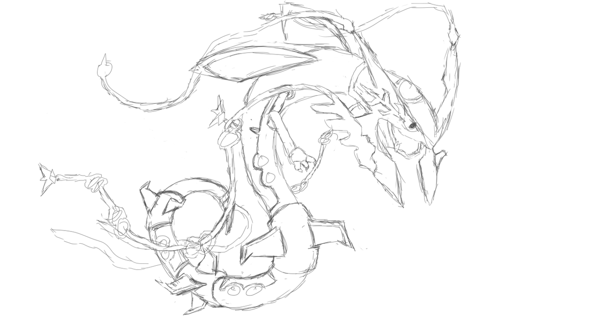 krankig's tweet photo. rayquaza https://t.co/w10AIgXIeT