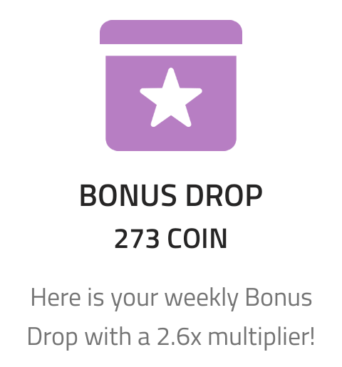 Jayateddy2's tweet photo. I got a Bonus Drop and collected 273 COIN! https://t.co/upKrZ8Mwx9 https://t.co/zwOlmr18Bb