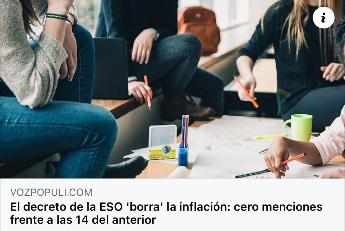¿A quién le importa la INFLACIÓN Sra.
<a href="/Pilar_Alegria/">Pilar Alegría</a>? 👉A este Gobierno ¡NO! 👈 vozpopuli.com/espana/eso-dec… ❌<a href="/PSOE/">PSOE</a> <a href="/populares/">life</a>   <a href="/vox_es/">VOX 🇪🇸</a> <a href="/CiudadanosCs/">Ciudadanos 🇪🇸🇪🇺</a> @iunida <a href="/PODEMOS/">Podemos</a>  <a href="/TeruelExiste_/">Teruel Existe</a>  @EAJPNV_Congreso  <a href="/bngcongreso/">BNG Congreso - Senado</a>   <a href="/Esquerra_ERC/">Esquerra Republicana</a>  @navarra_suma  <a href="/MasPais_Es/">Más País</a> #Economia